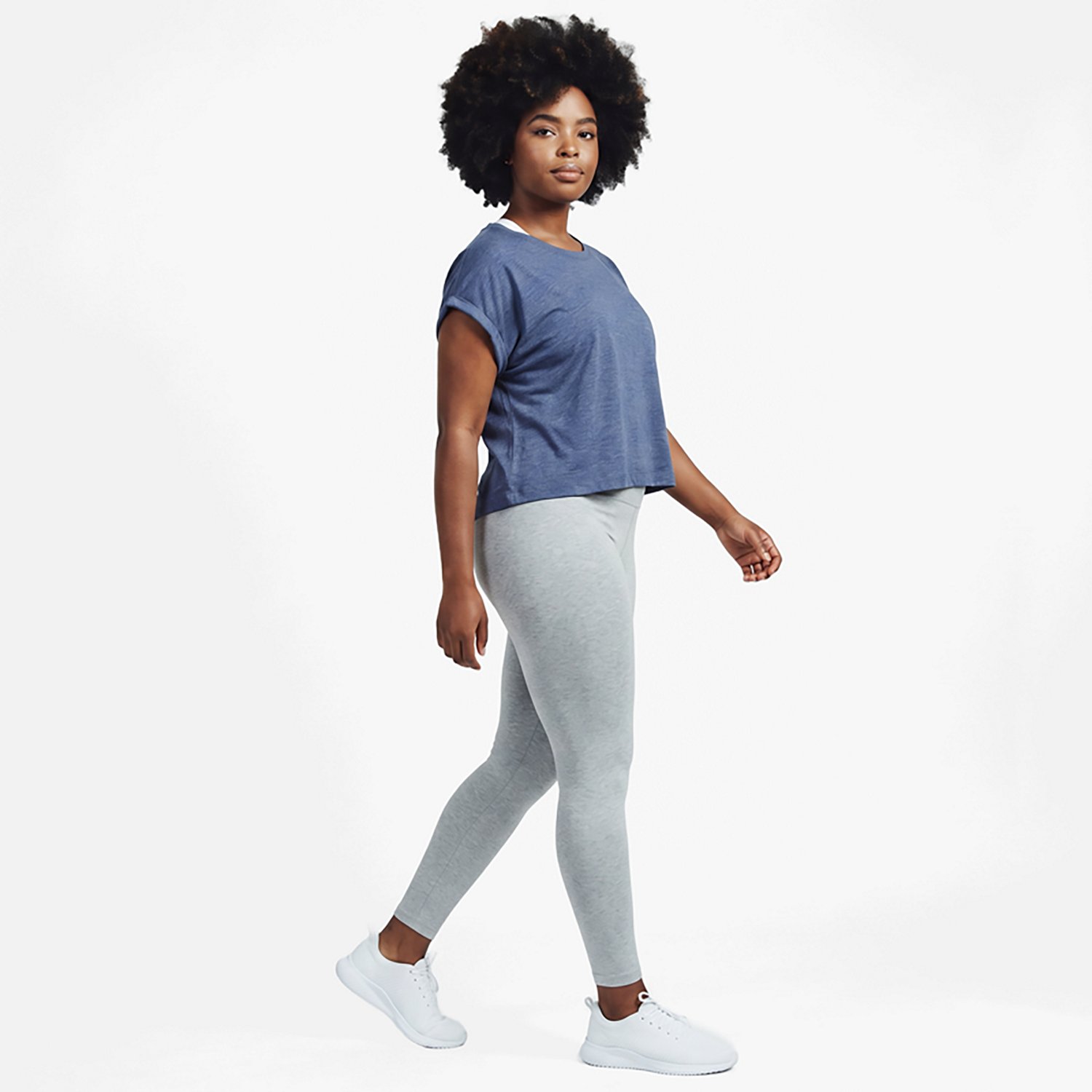 BCG Women's Keyhole Burnout Cropped Short Sleeve T-shirt - view number 3