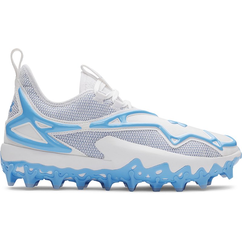 Under Armour Harper 11 Pro TPU Baseball Cleats, Size 14, White/Blue