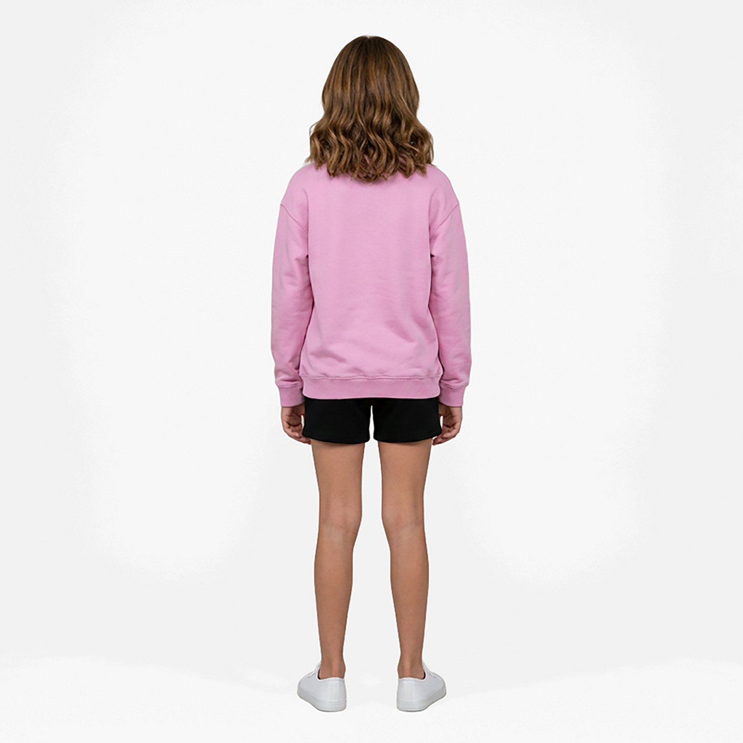 Nike Girls' 4-6x Studio Fleece Oversized Crew Sweatshirt - view number 4