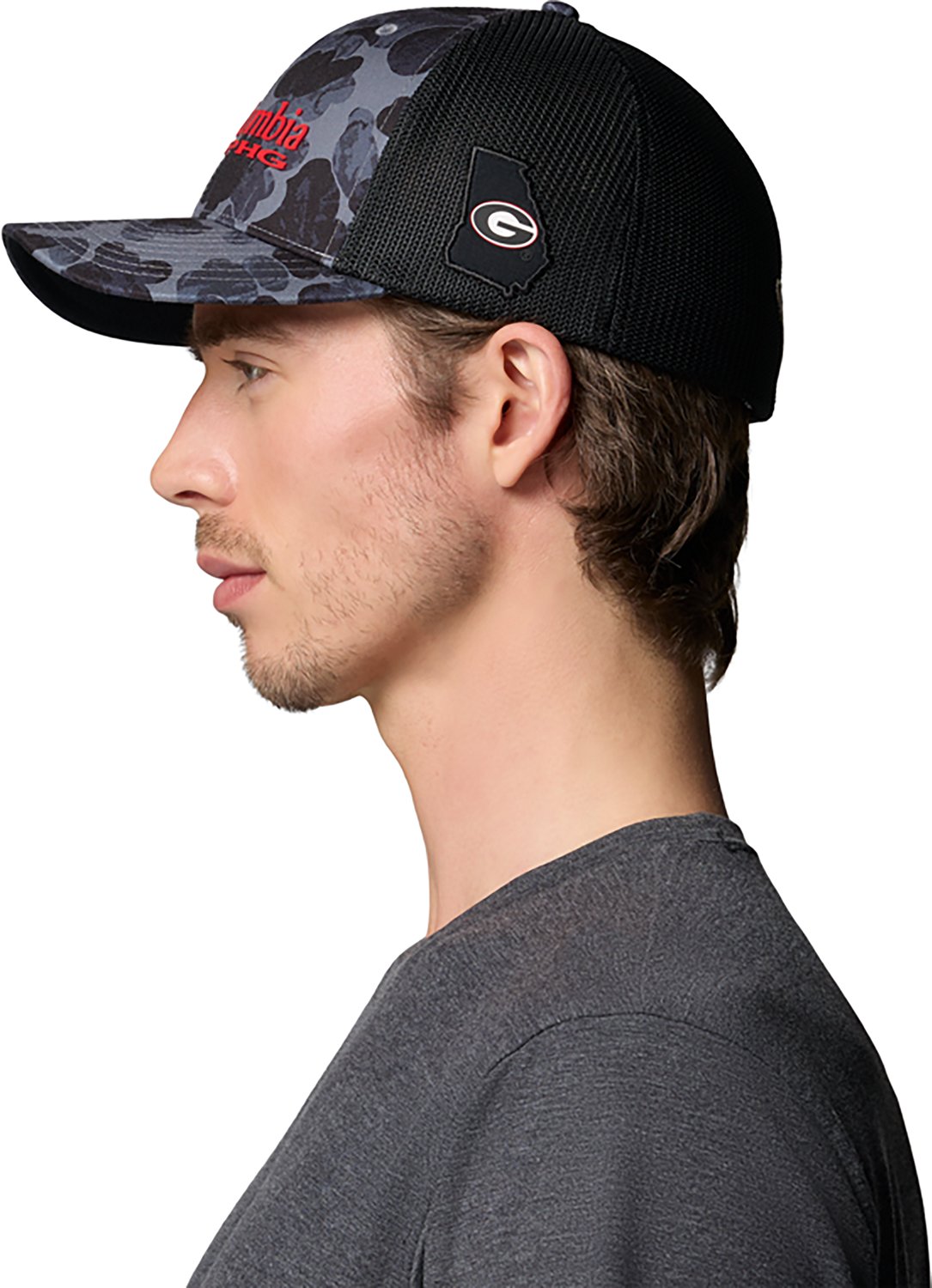 Columbia Sportswear University of Georgia PHG Camo Mesh Ball Cap - view number 4