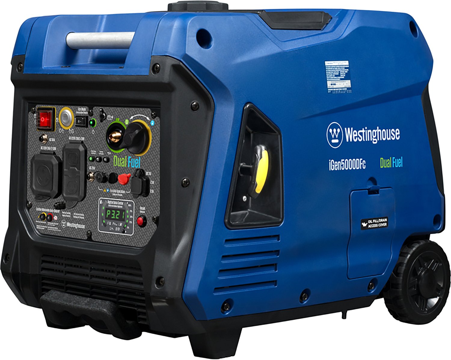 Westinghouse 5,000W Gas and Propane Dual Fuel Inverter Generator with Remote Electric Start - view number 2