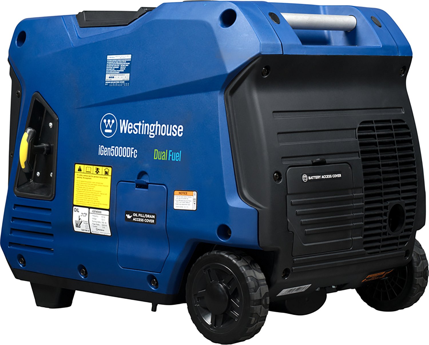 Westinghouse 5,000W Gas and Propane Dual Fuel Inverter Generator with Remote Electric Start - view number 4