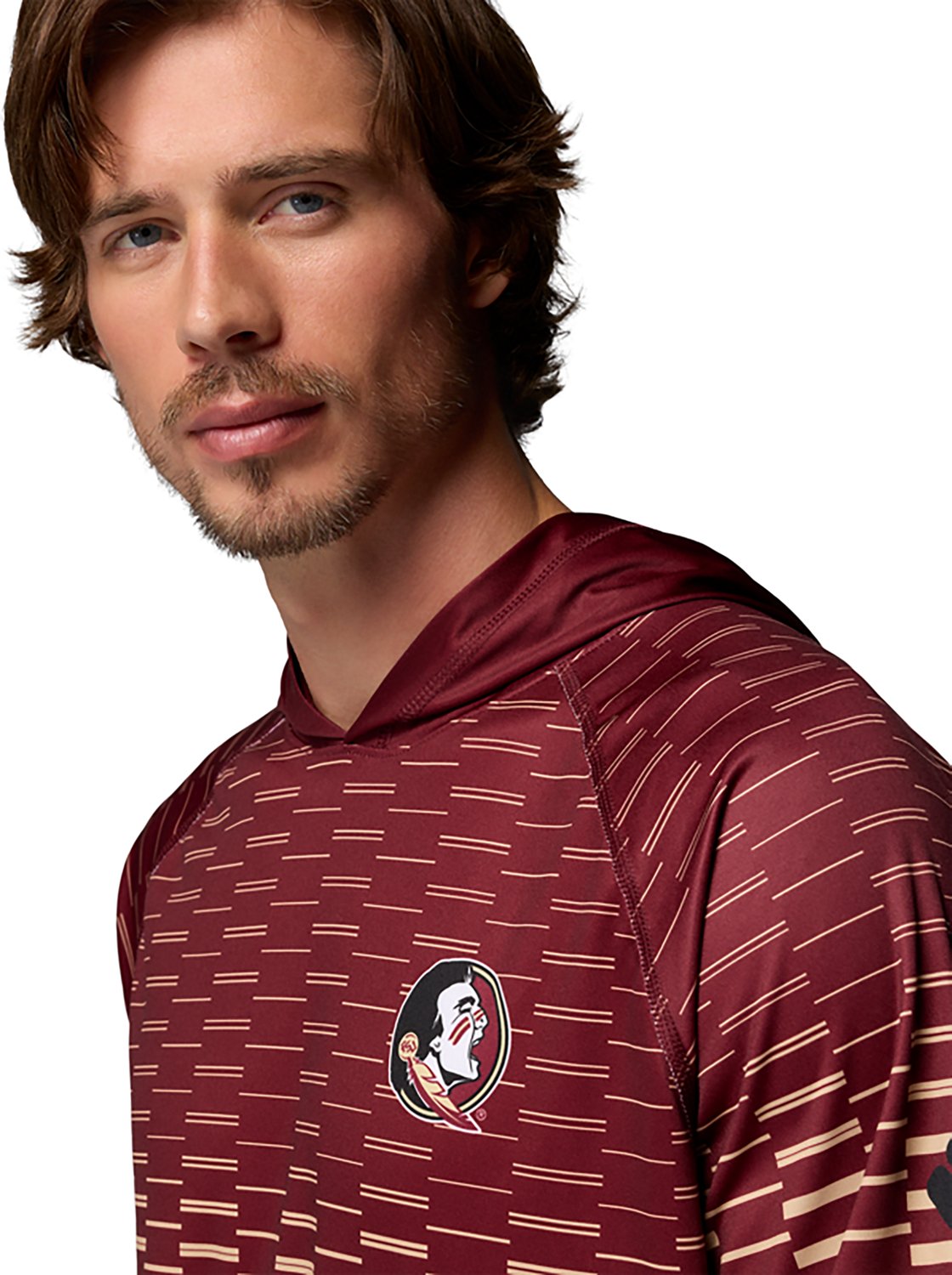 Columbia Sportswear Men's Florida State University PFG Super Terminal Tackle Hoodie - view number 4