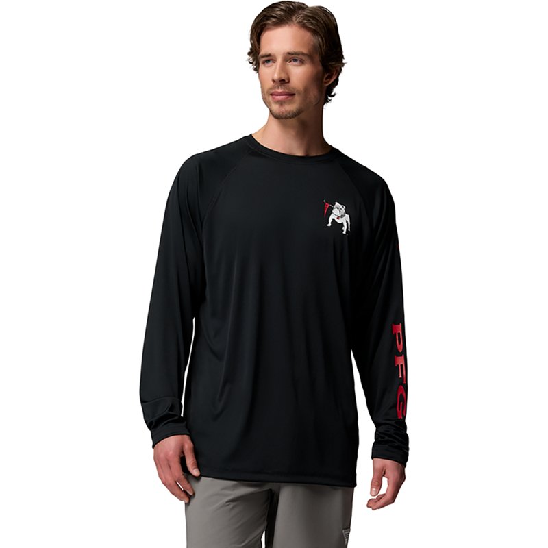 Columbia Sportswear Men's University of Georgia CLG Vault Terminal Tackle Long Sleeve Graphic T-shirt