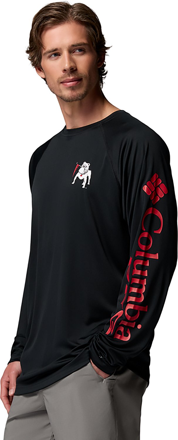 Columbia Sportswear Men's University of Georgia CLG Vault Terminal Tackle Long Sleeve Graphic T-shirt - view number 2