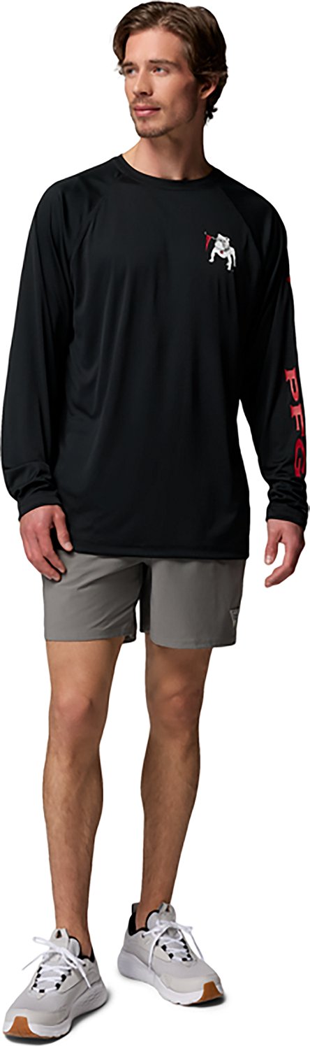 Columbia Sportswear Men's University of Georgia CLG Vault Terminal Tackle Long Sleeve Graphic T-shirt - view number 6