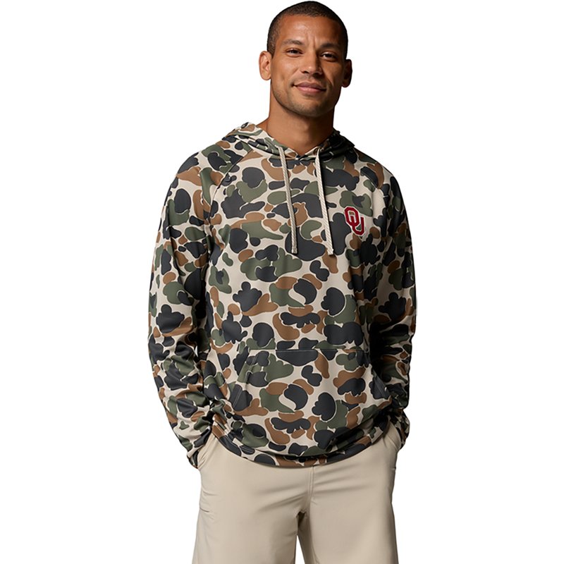 Columbia Sportswear Men's University of Oklahoma CLG Wild Cast Camp Hoodie