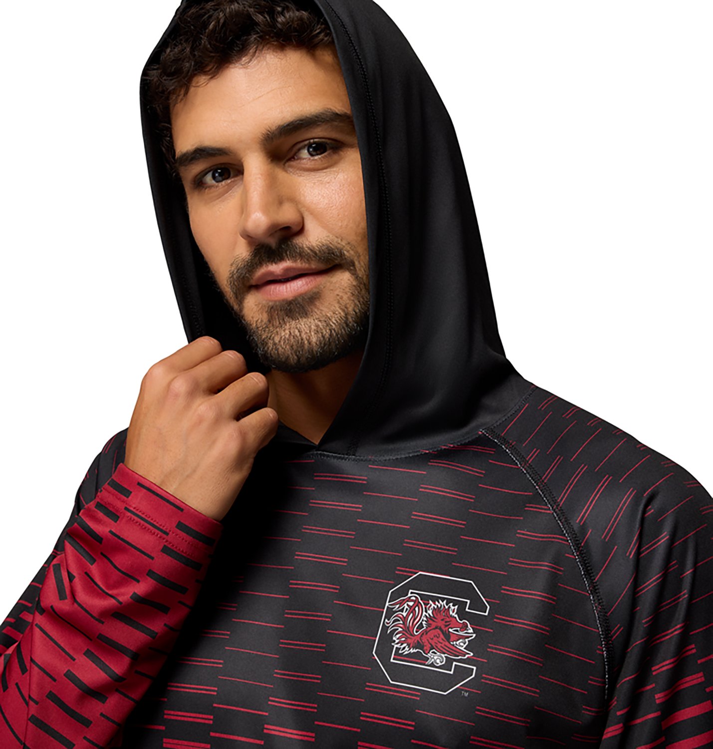Columbia Sportswear Men's University of South Carolina PFG Super Terminal Tackle Hoodie - view number 4