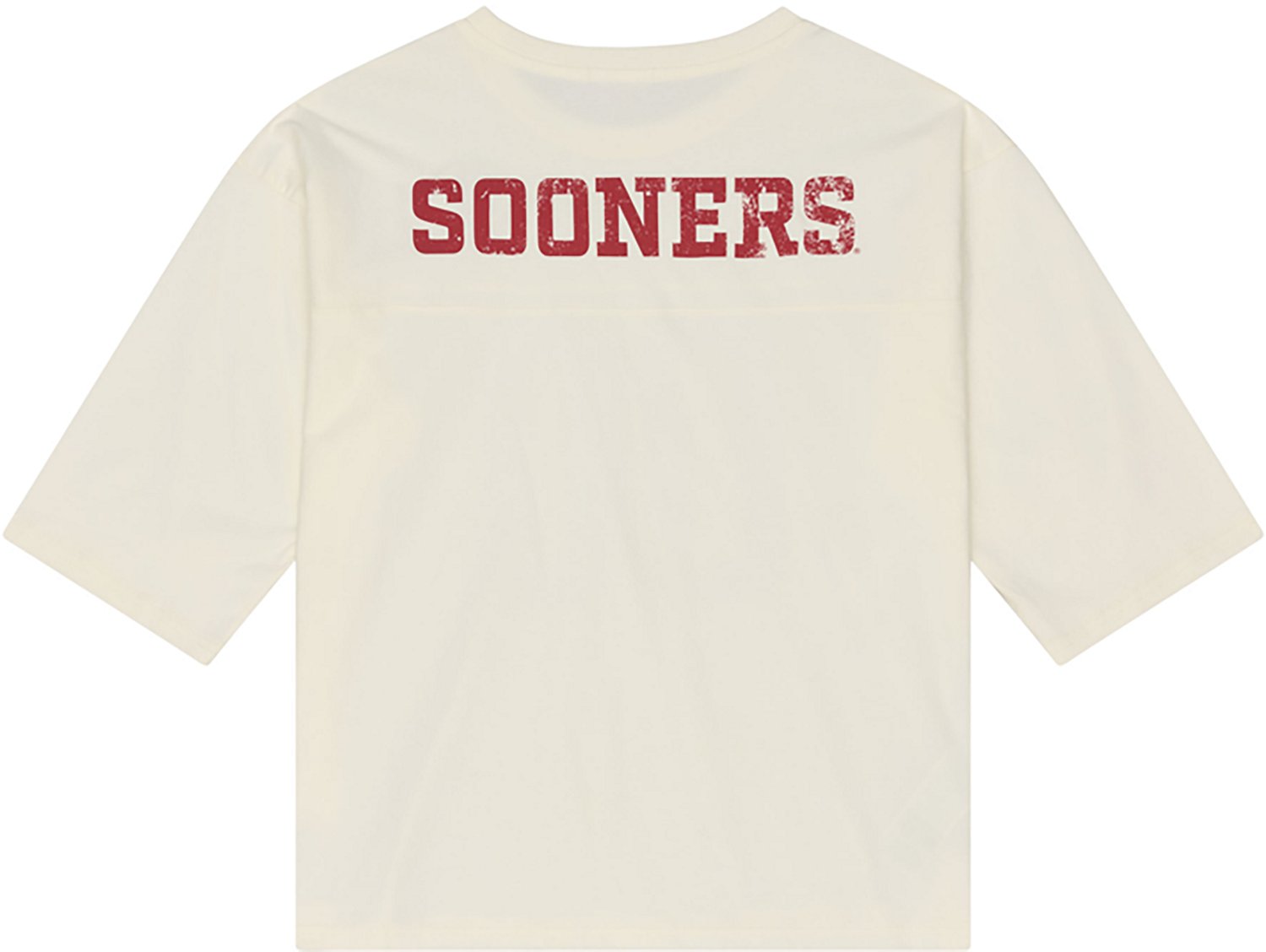 Mitchell & Ness Women's University of Oklahoma Retro Roots Oversized Long Sleeve Jersey - view number 4