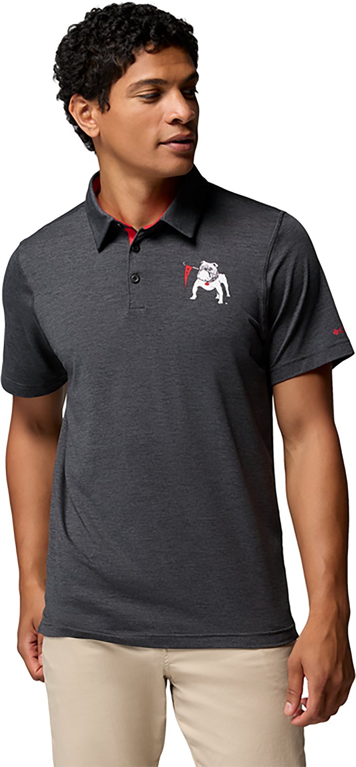 トップス archive Columbia checked polo shirt swag Columbia Sportswear Men's University of Georgia CLG Vault Tech