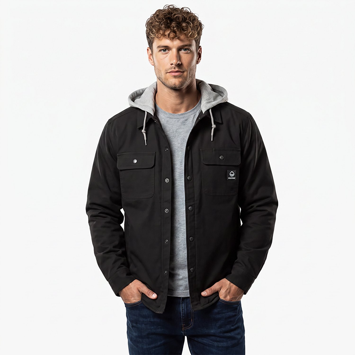 Wolverine Men's Overman II Canvas Hooded Shirt Jacket - view number 2