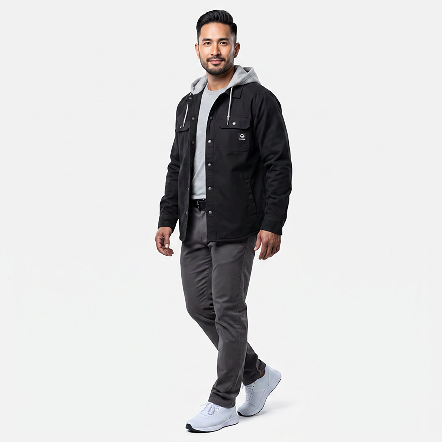 Wolverine Men's Overman II Canvas Hooded Shirt Jacket - view number 3