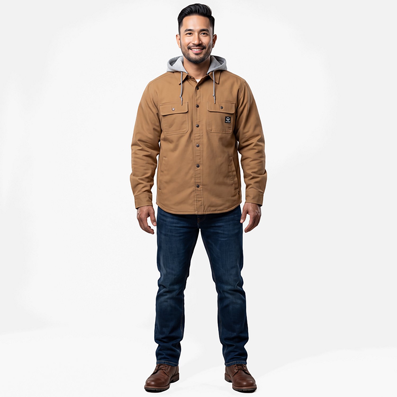 Wolverine Men's Overman II Canvas Hooded Shirt Jacket