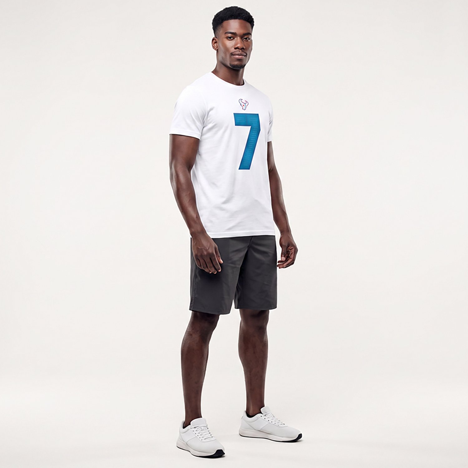 Nike Men's Houston Texans CJ Stroud #7 Rivalries Graphic T-shirt - view number 2
