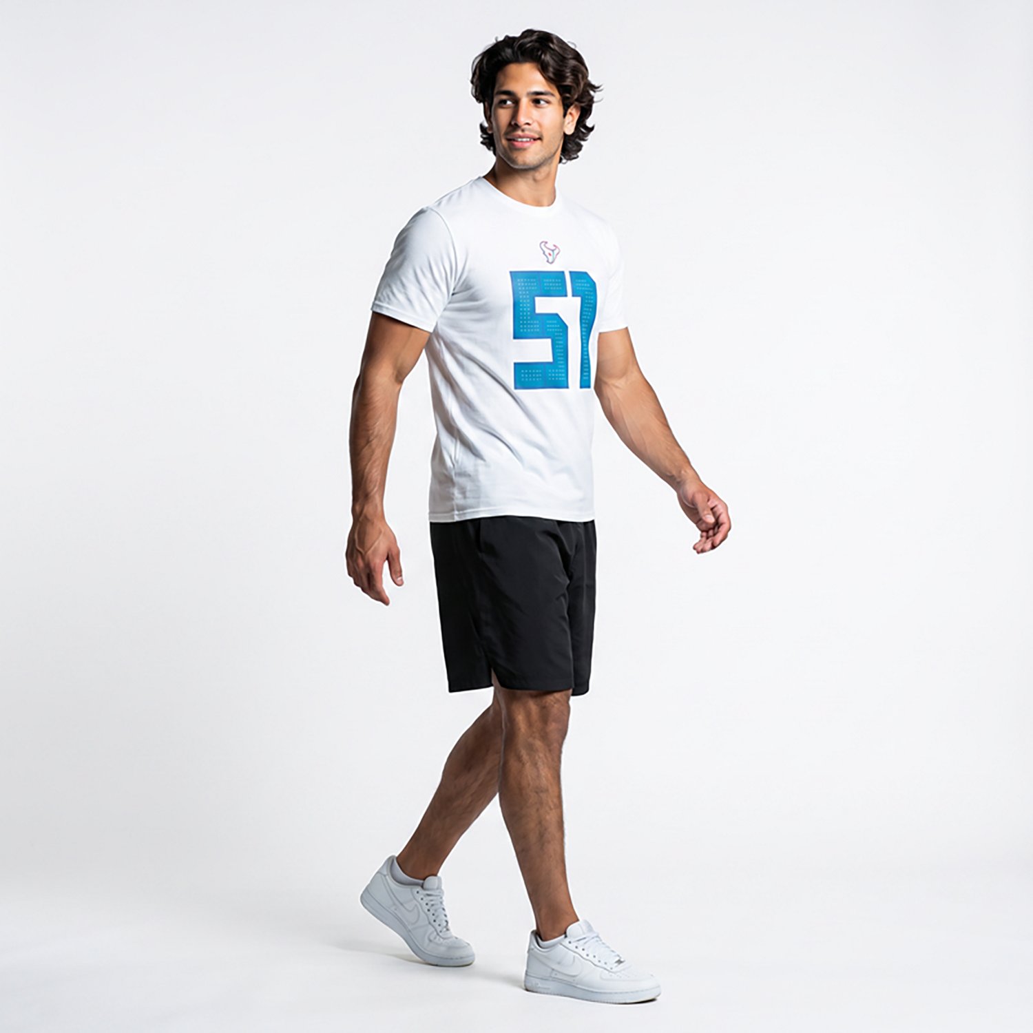 Nike Men's Houston Texans Will Anderson Jr #51 Rivalries Graphic T-shirt - view number 2