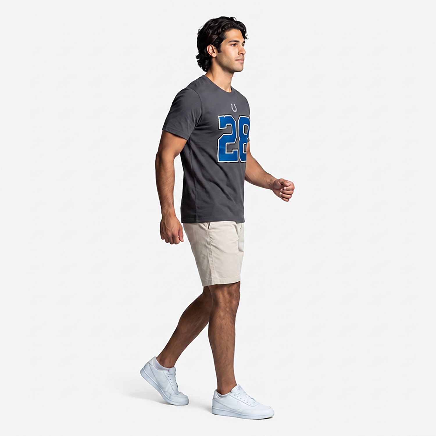 Nike Men's Indianapolis Colts Jonathan Taylor #28 Rivalries Graphic T-shirt
