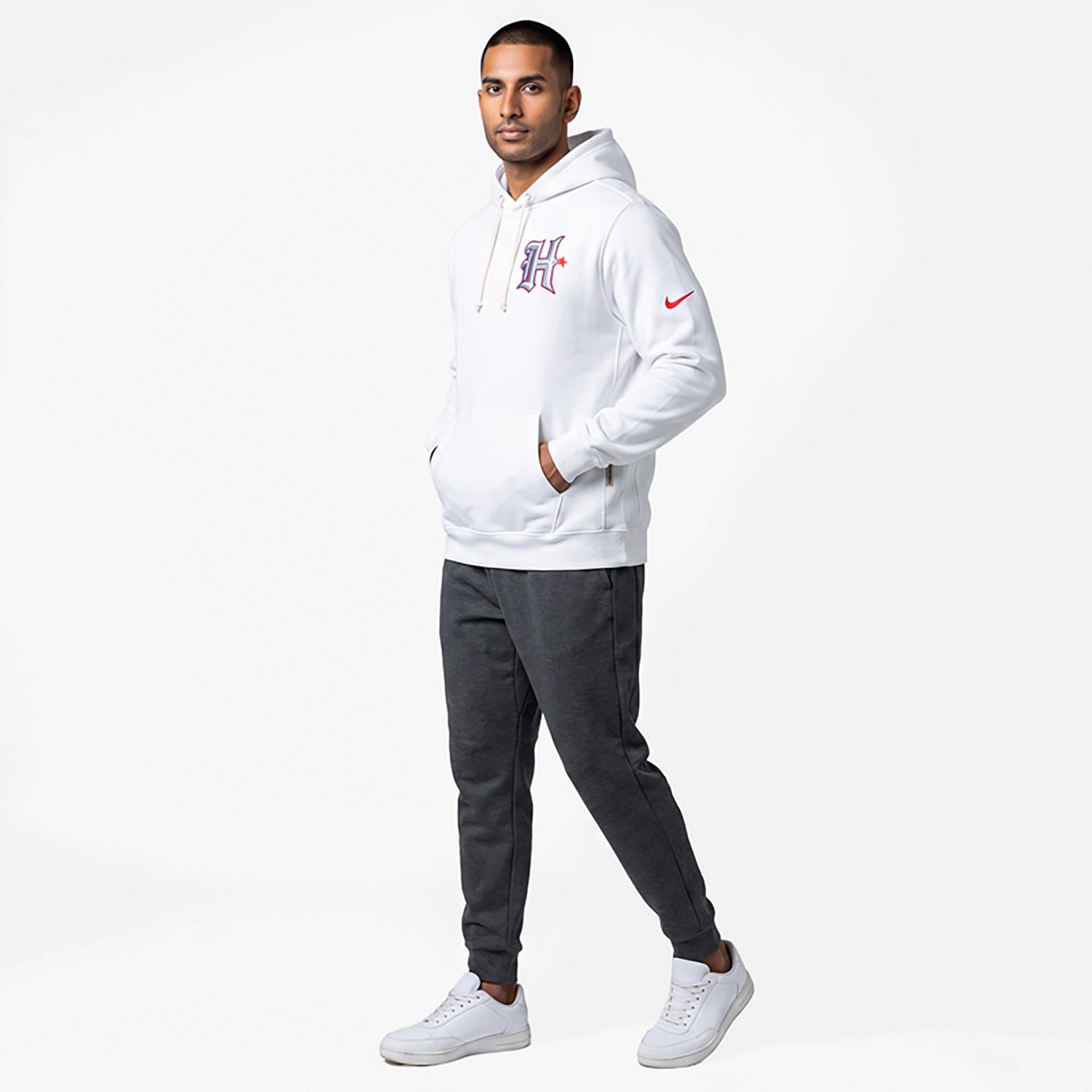 Nike Men's Houston Texans Rivalries Dri-FIT Sideline Hoodie - view number 2