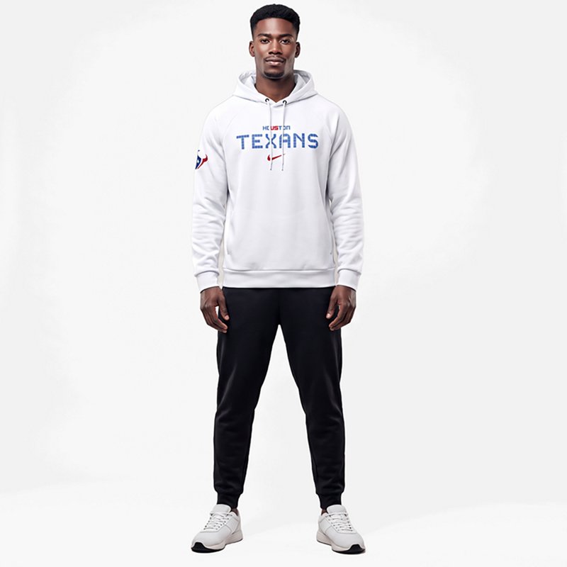 Nike Men's Houston Texans Rivalries Dri-FIT Primary Hoodie