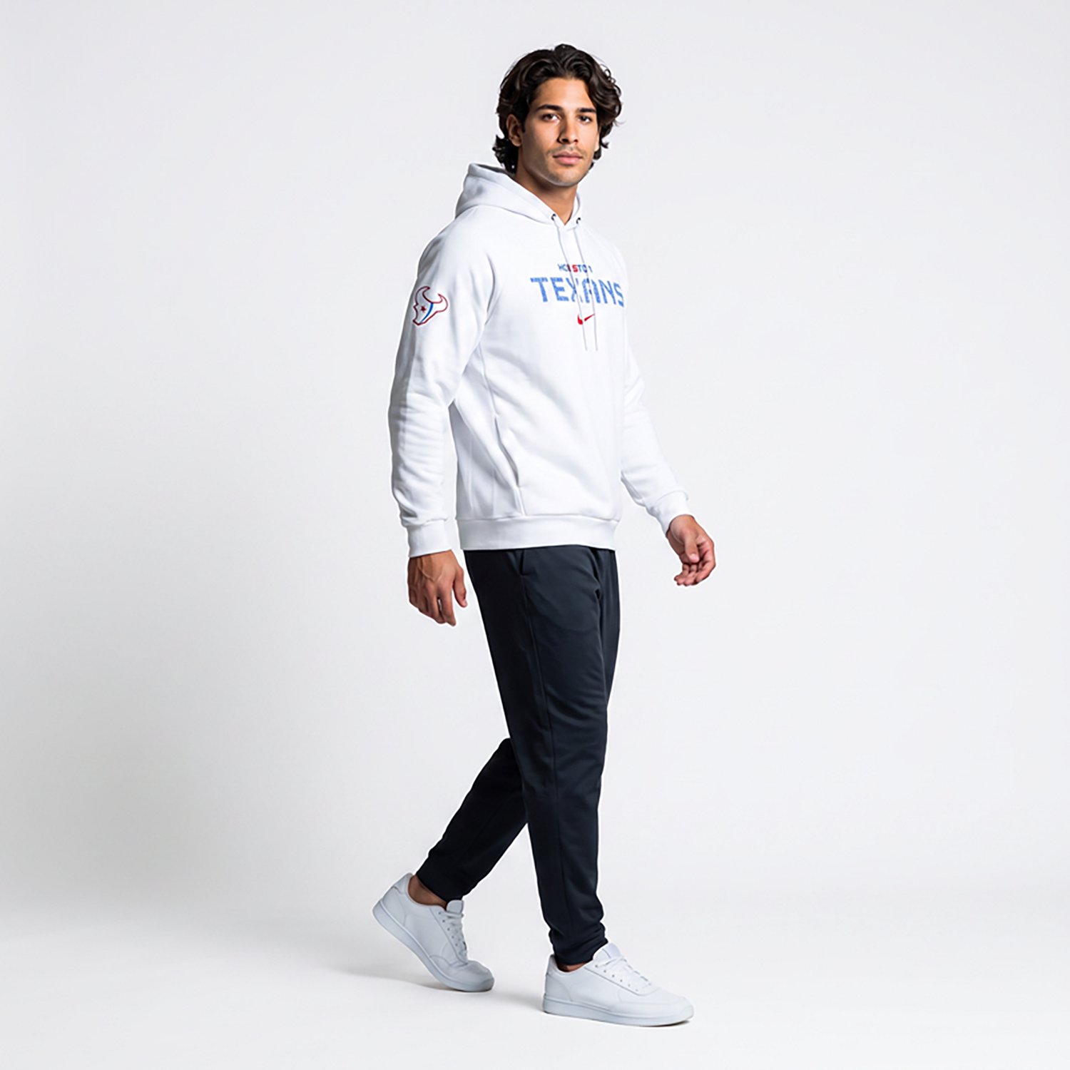 Nike Men's Houston Texans Rivalries Dri-FIT Primary Hoodie - view number 2