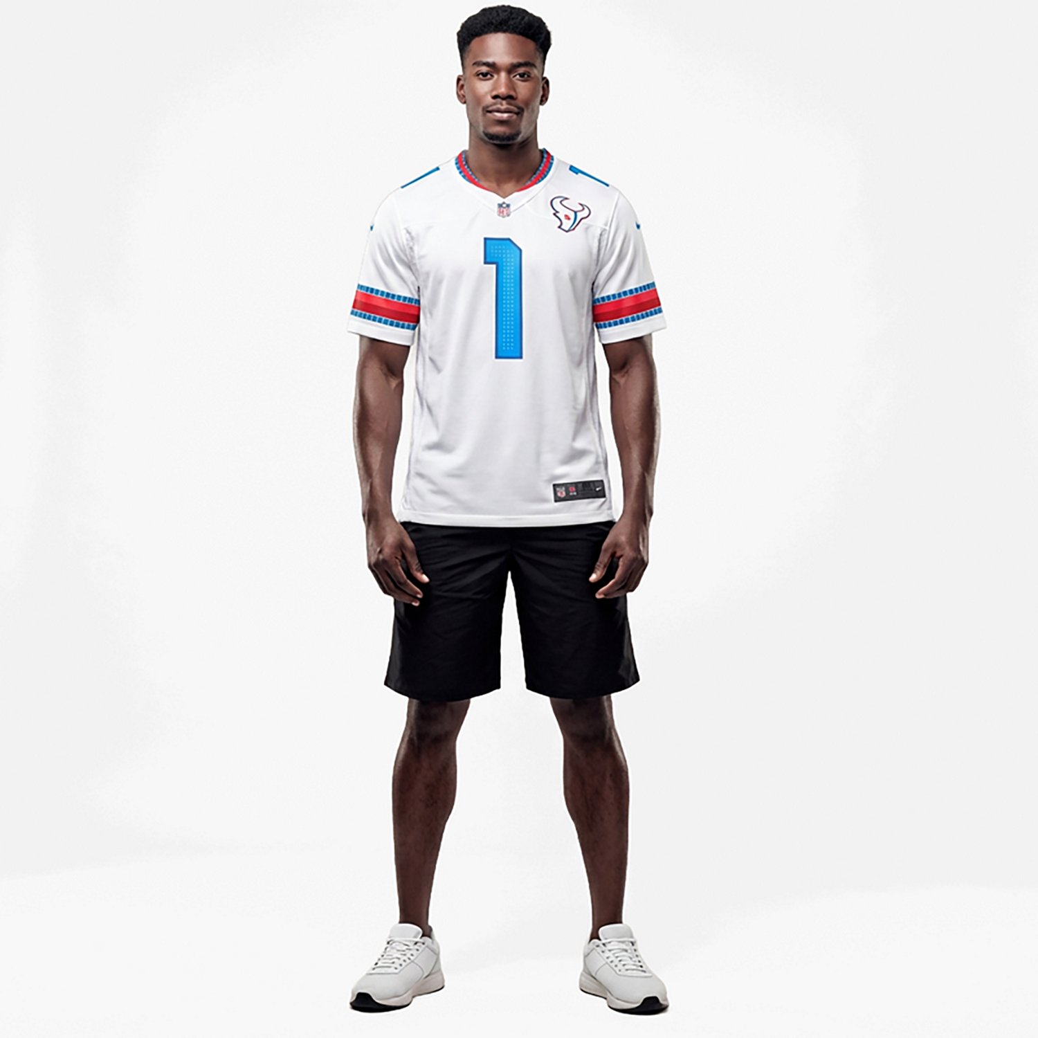 Nike Men's Houston Texans Tank Dell #1 Rivalries Game Jersey