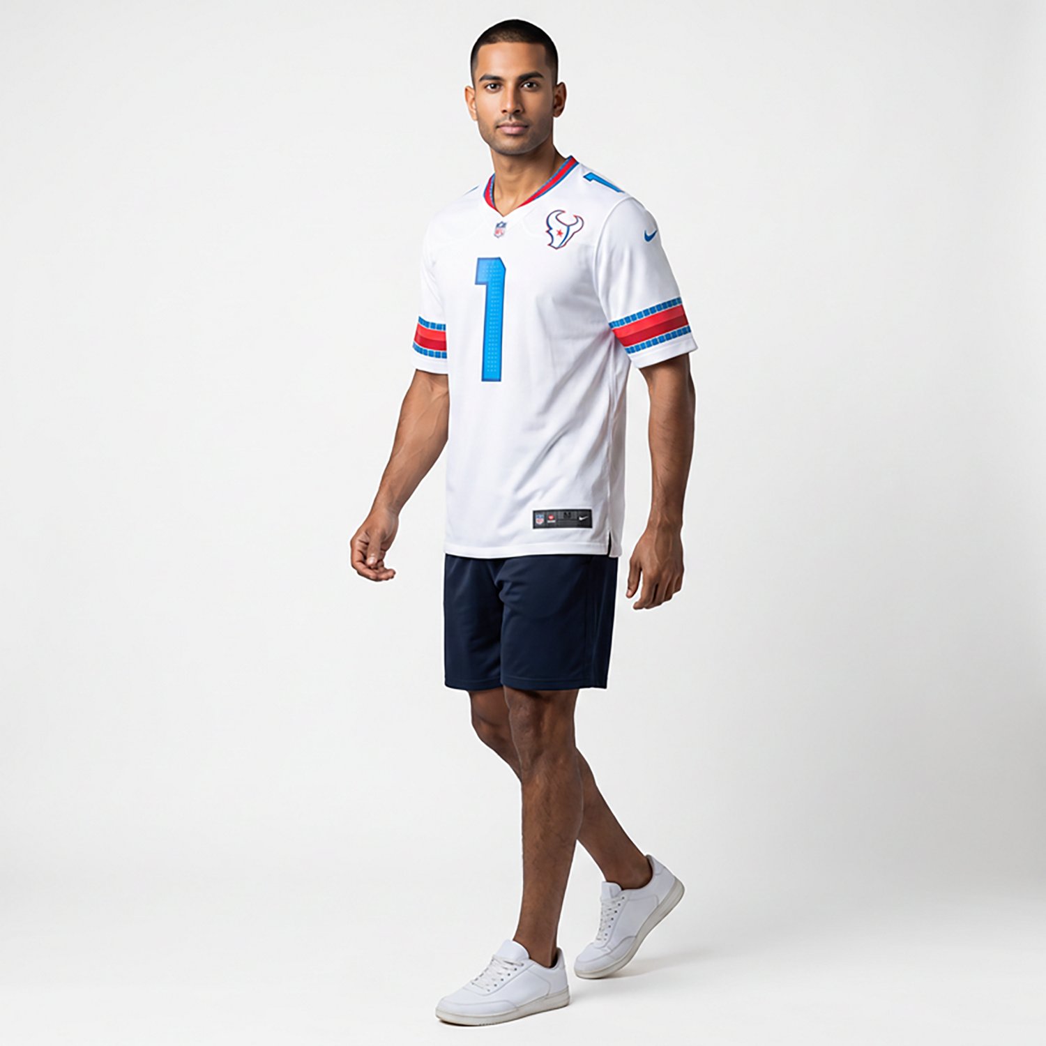 Nike Men's Houston Texans Tank Dell #1 Rivalries Game Jersey - view number 2