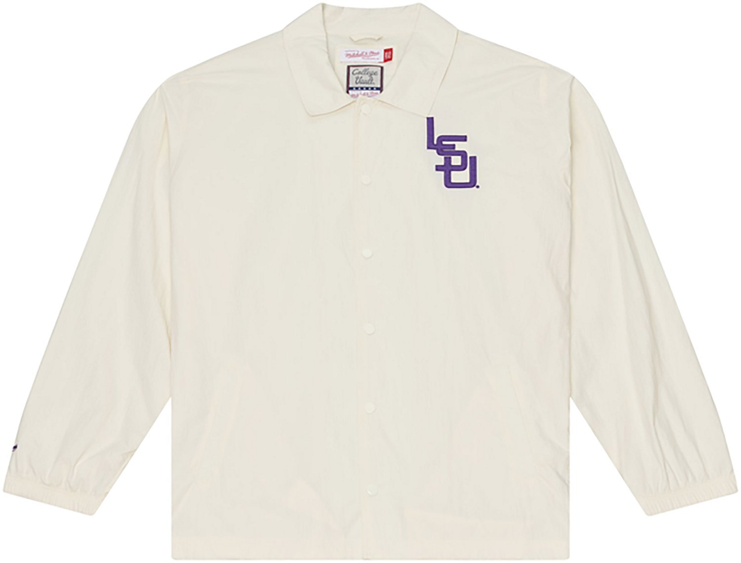 Mitchell & Ness Men's Louisiana State University Retro Roots Coaches Jacket