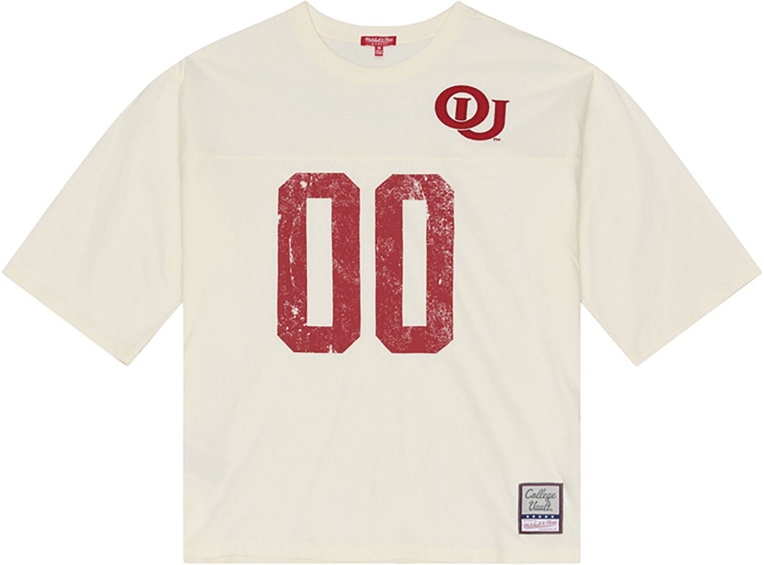 Mitchell & Ness Women's University of Oklahoma Retro Roots Oversized Long Sleeve Jersey - view number 3