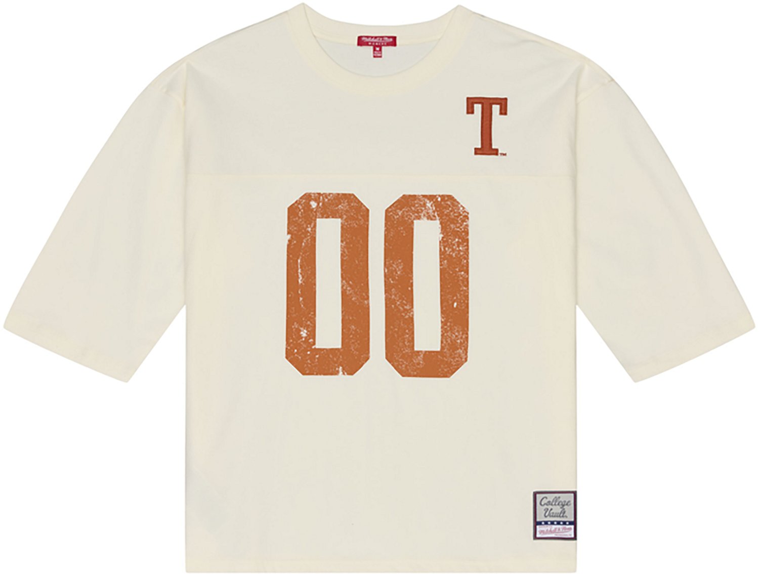 Mitchell & Ness Women's University of Texas Retro Roots Oversized Long Sleeve Jersey - view number 2