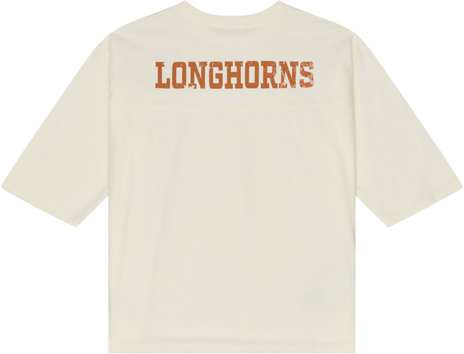 Mitchell & Ness Women's University of Texas Retro Roots Oversized Long Sleeve Jersey - view number 3