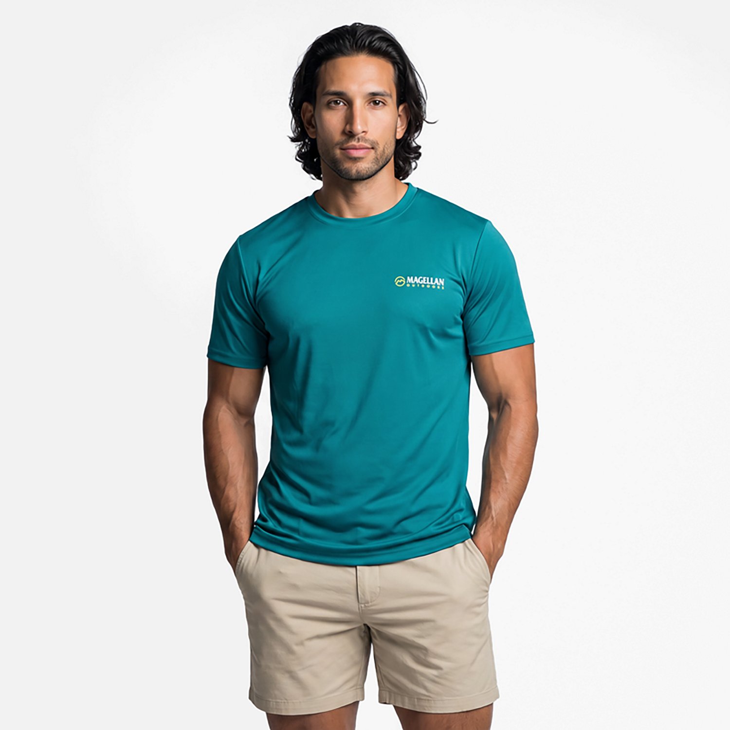 Magellan Outdoors Men's Grunge Stack Short Sleeve T-shirt - view number 2