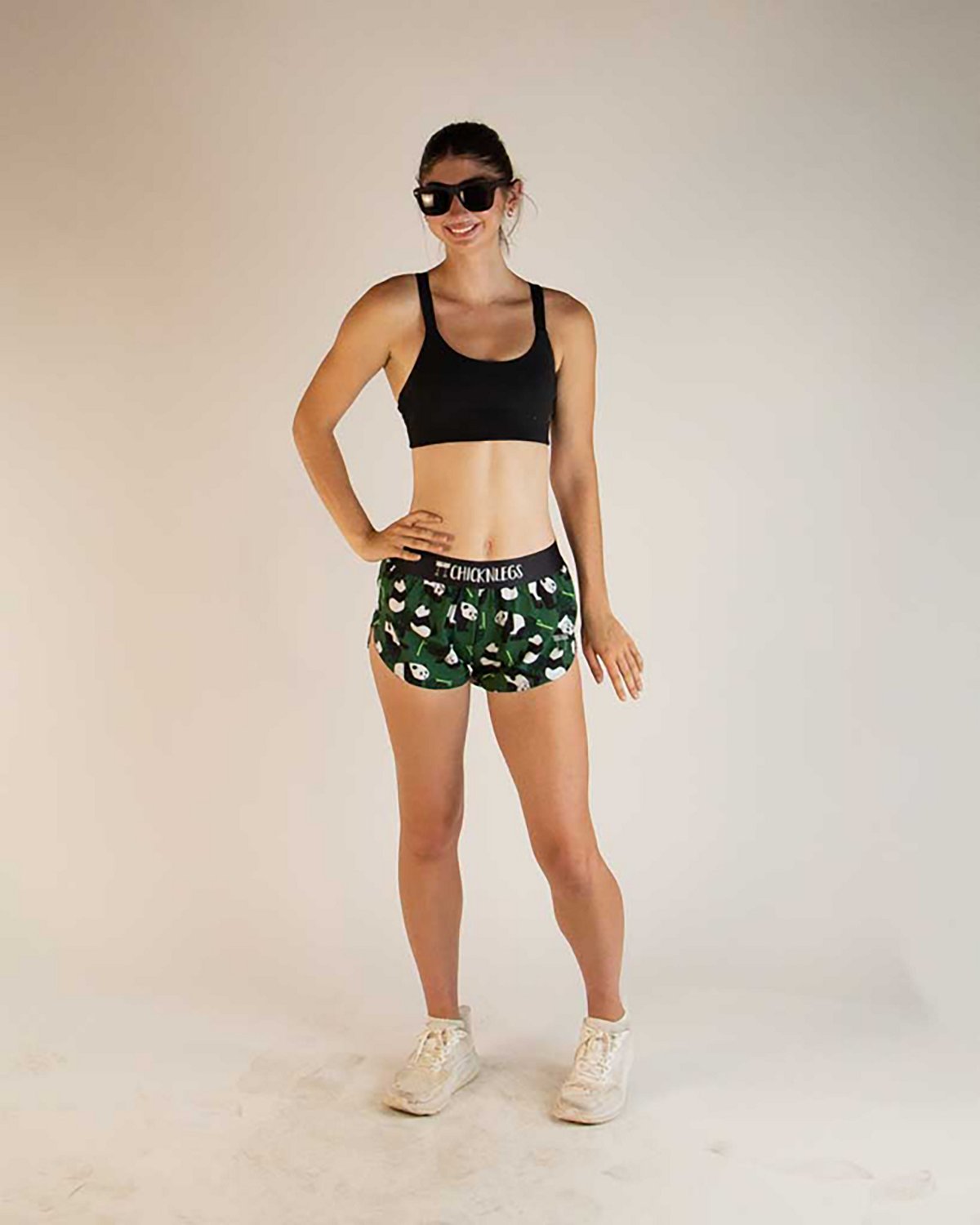 ChicknLegs Women's Pandas Split Shorts 1.5 In - view number 6