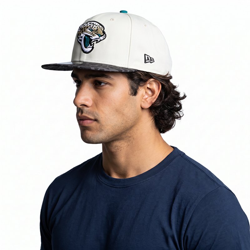 New Era Men's Natural Jacksonville Jaguars 2026 Rivalries Collection 9FIFTY Snapback Hat - Natural, Black