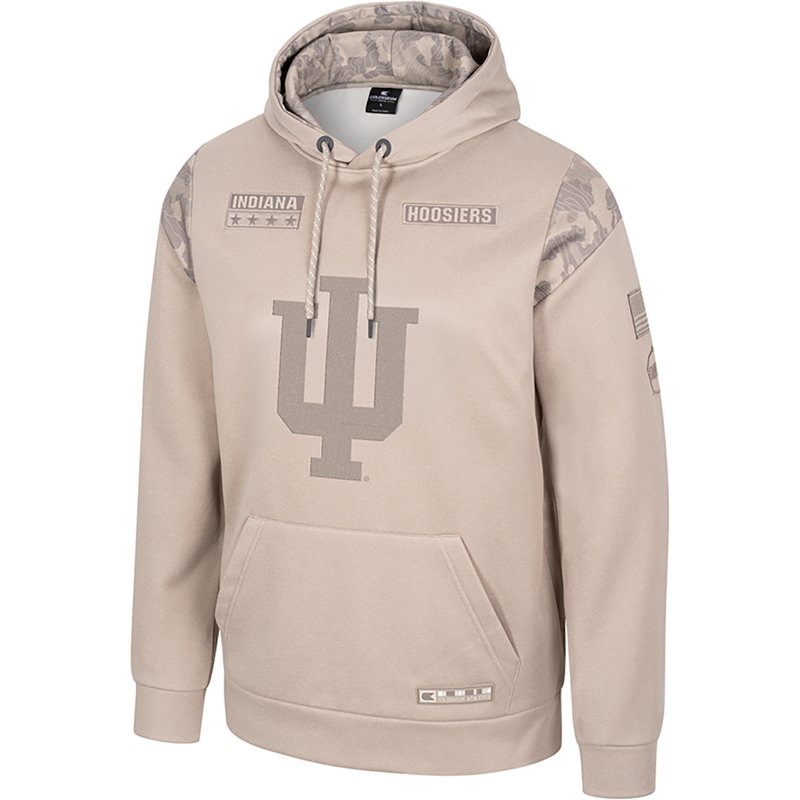 Colosseum Athletics Men's Indiana University OHT Fort Bliss Poly Hoodie