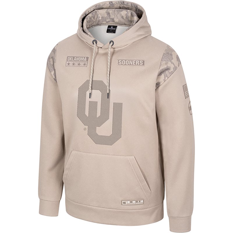 Colosseum Athletics Men's University of Oklahoma OHT Fort Bliss Poly Hoodie