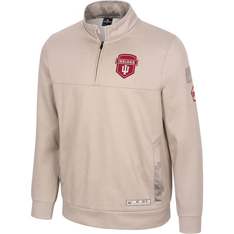 Colosseum Athletics Men's Indiana University OHT Norfolk 1/4 Zip