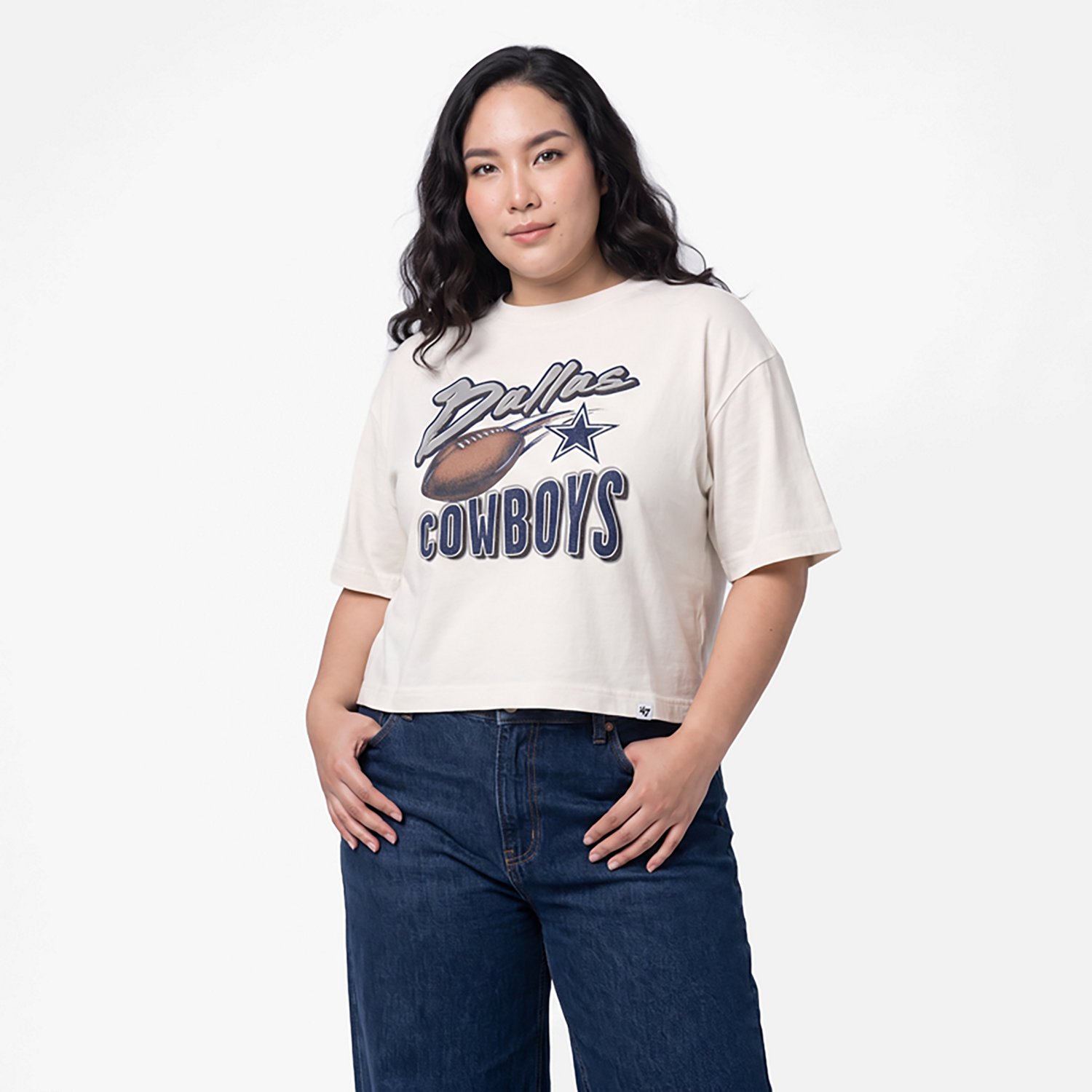 '47 Dallas Cowboys Women's Dime Time Reed City Graphic T-shirt