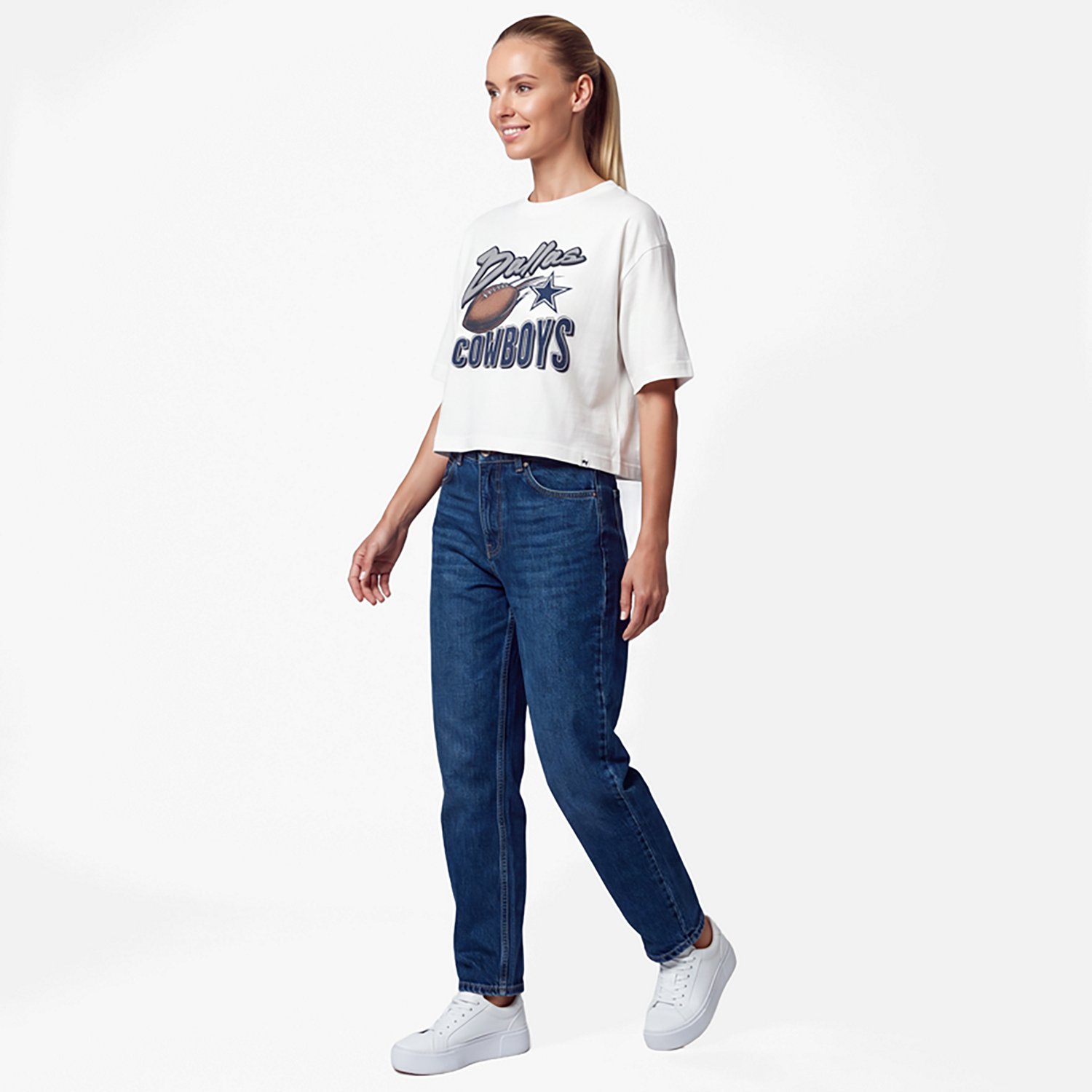 '47 Dallas Cowboys Women's Dime Time Reed City Graphic T-shirt - view number 2
