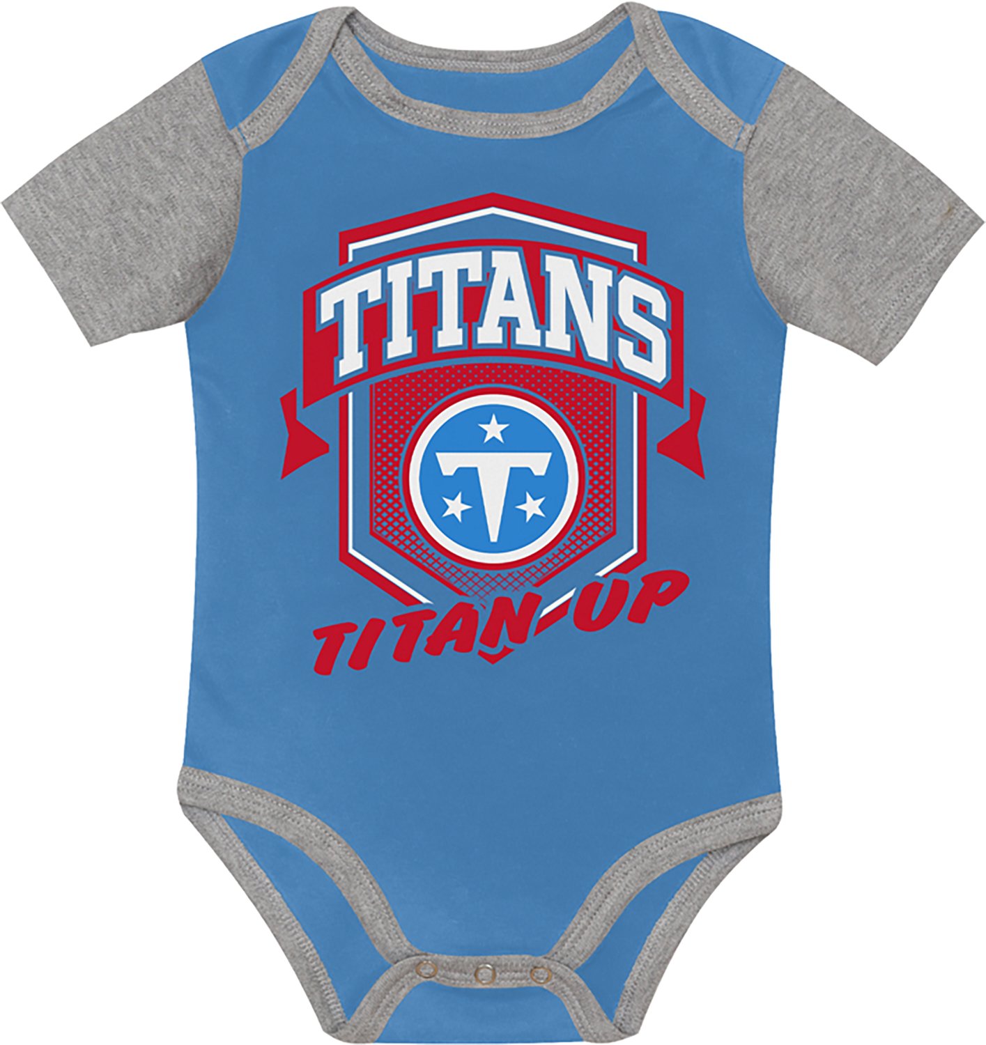 Outerstuff Infants' Tennessee Titans 1st Round Creeper Set 3-Pack