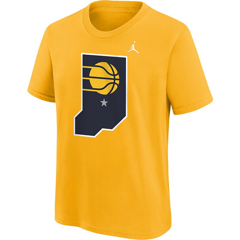 Jordan Kids' Indiana Pacers Statement Logo Graphic T-shirt