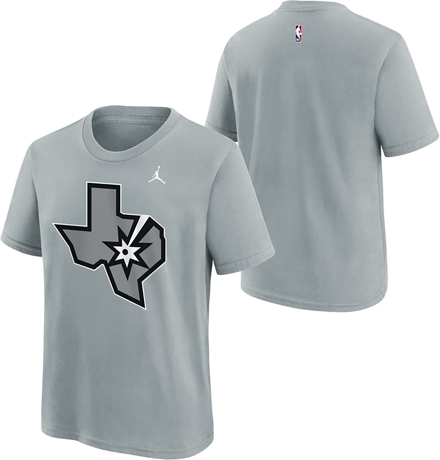 Jordan Kids' San Antonio Spurs Statement Logo Graphic T-shirt - view number 3