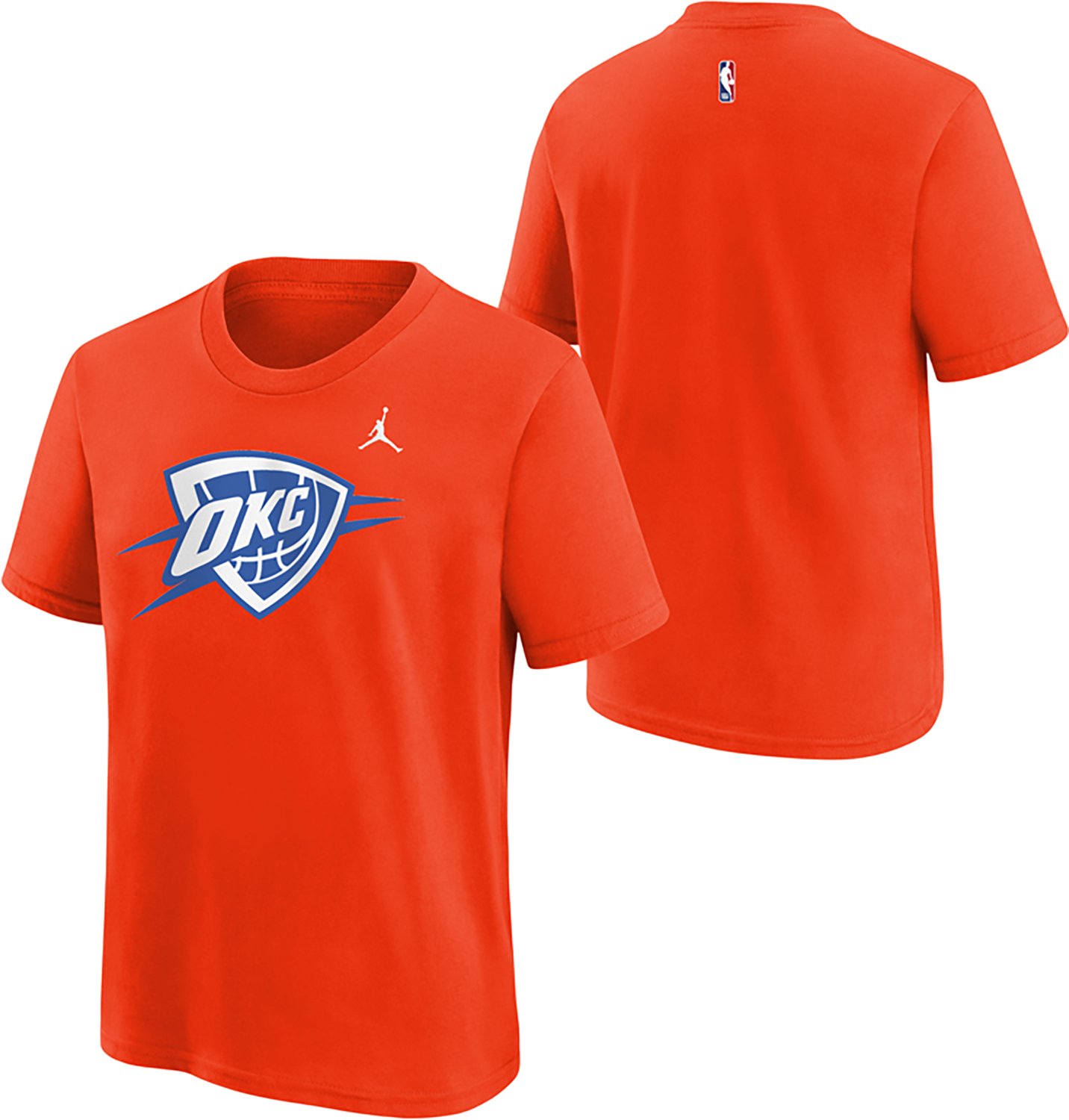 Jordan Kids' Oklahoma City Thunder Statement Logo Graphic T-shirt - view number 3
