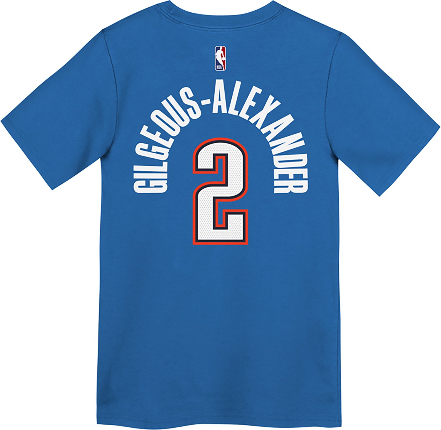 Nike Boys' Oklahoma City Thunder Shai Gilgeous-Alexander #2 Icon Graphic T-shirt - view number 2