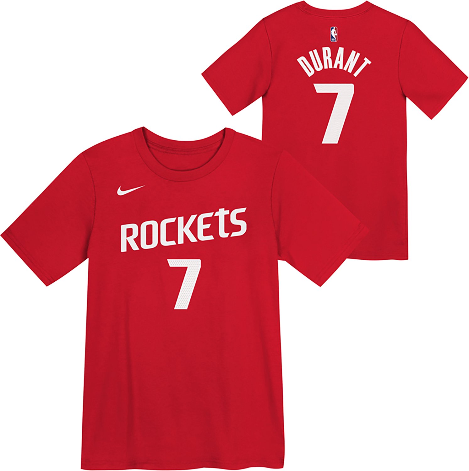 Nike Boys' Houston Rockets Kevin Durant #7 Icon Graphic T-shirt - view number 3
