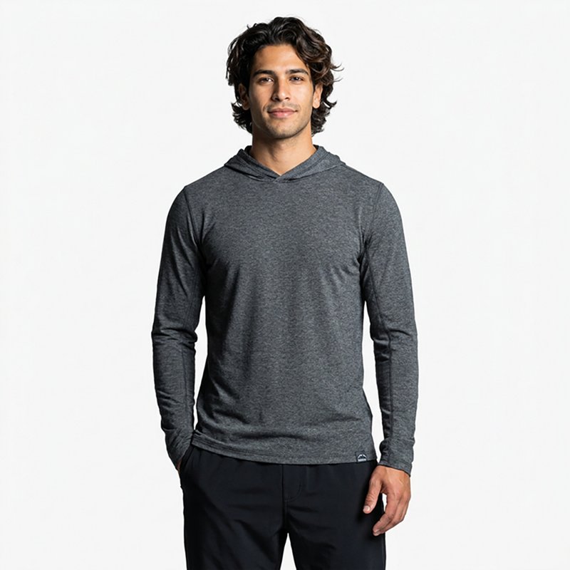 KINGS CAMO XKG Performance Hoodie, Color: Charcoal, Size: L (XKG4115-CH-L)