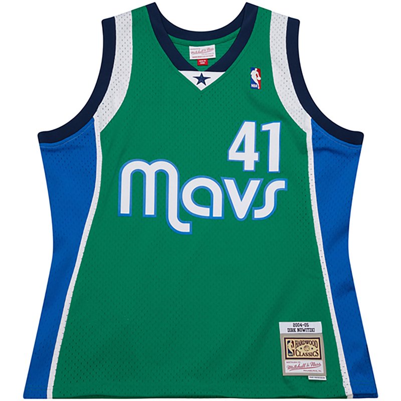 Mitchell & Ness Men's Dallas Mavericks Dirk Nowitzki Dark Jersey