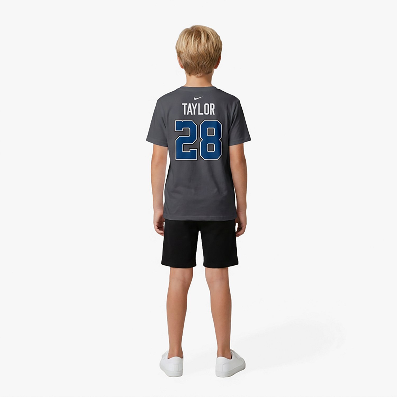 Nike Boys' Indianapolis Colts Jonathan Taylor Rivalry Name and Number T-Shirt - view number 4
