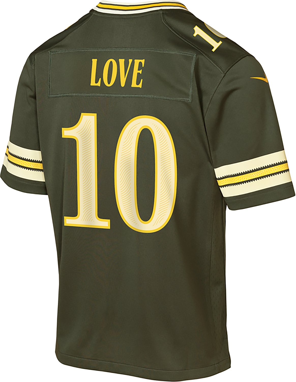 Nike Boys' Green Bay Packers Jordan Love #10 Rivalry Jersey - view number 2
