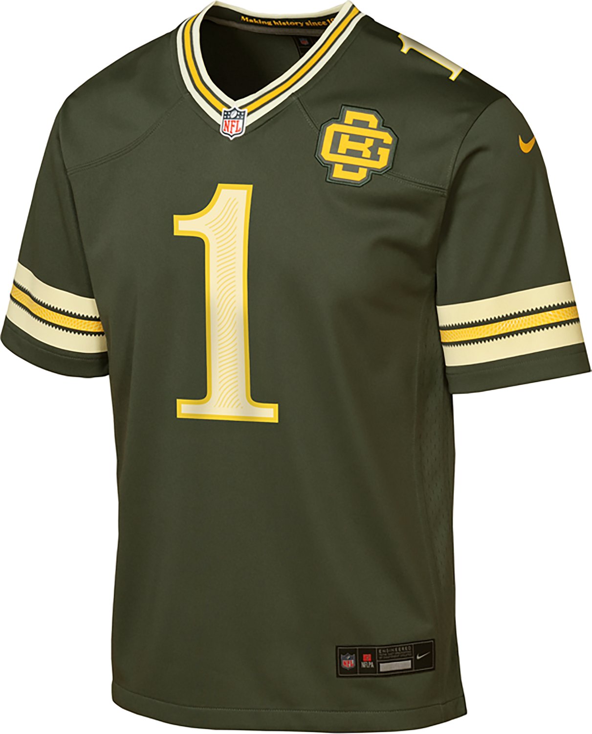 Nike Boys' Green Bay Packers Micah Parsons #1 Rivalry Jersey