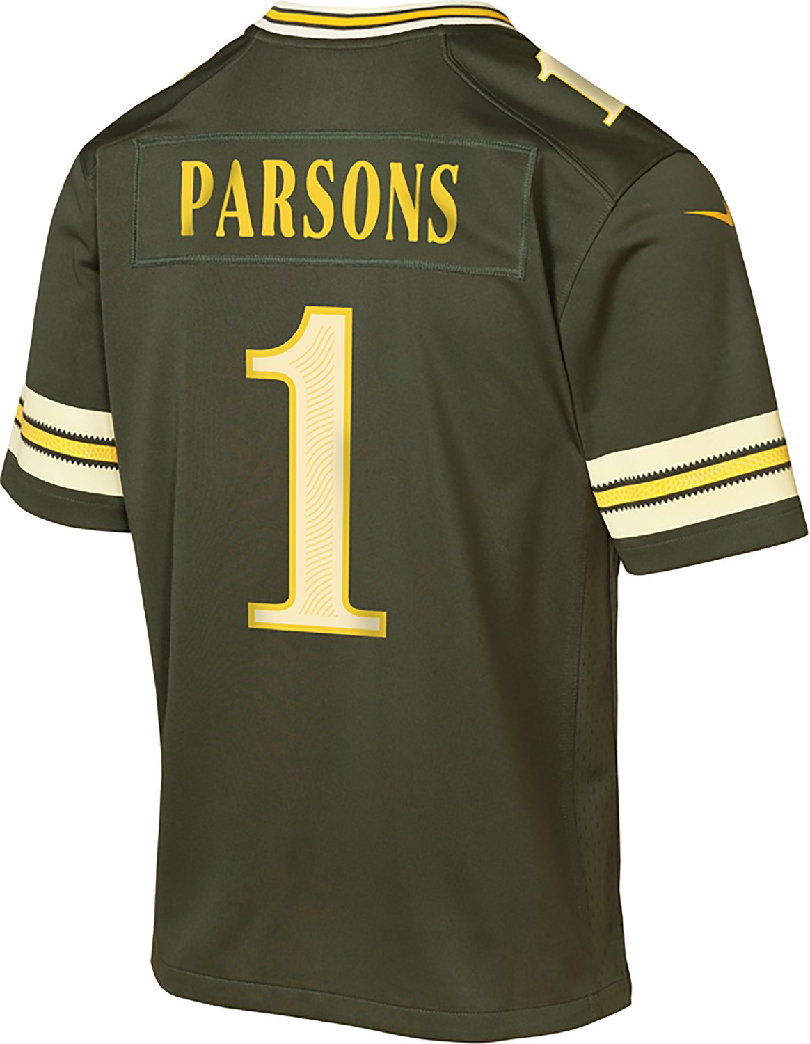 Nike Boys' Green Bay Packers Micah Parsons #1 Rivalry Jersey - view number 2