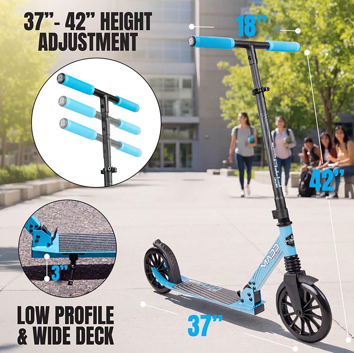 Madd Gear Metro City 250 Folding Kick Scooter - view number 3